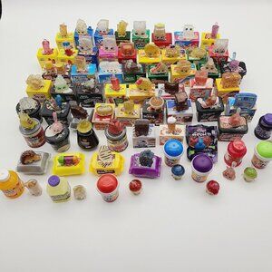 Shopkins Real Littles Real Mystery Glitter Box Lot of 64 with Figures Containers